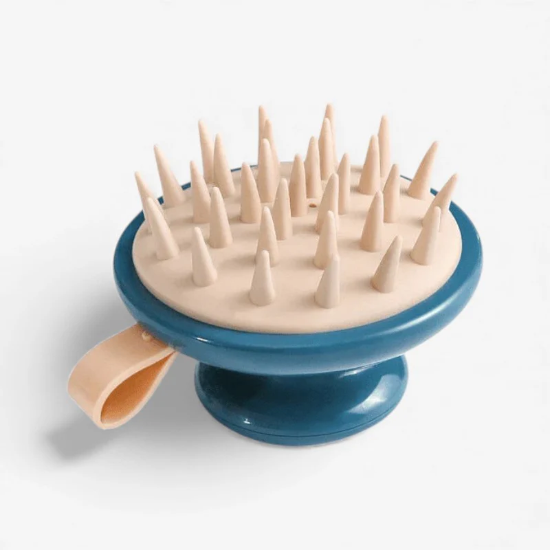 Brosse de massage cuir chevelu manuelle