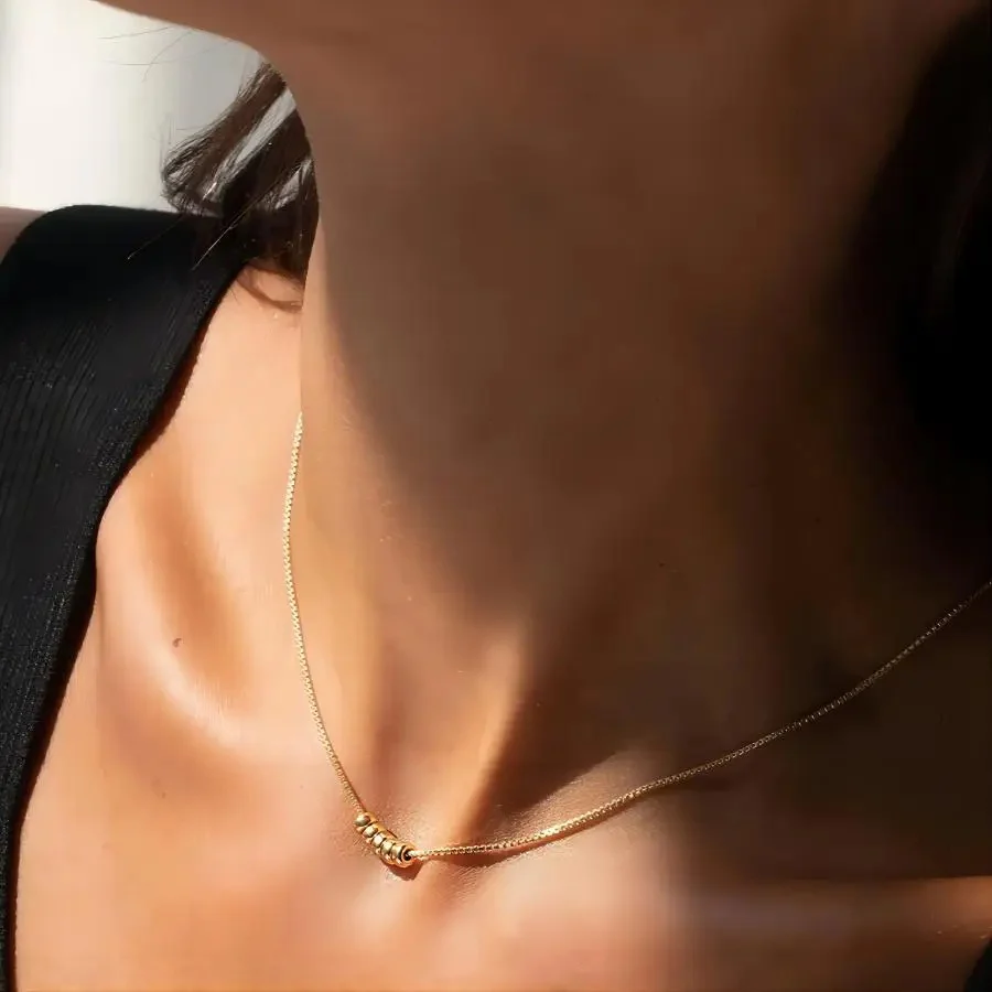 Scarlett - Collier élégant plaqué or 18 carats - Image 2