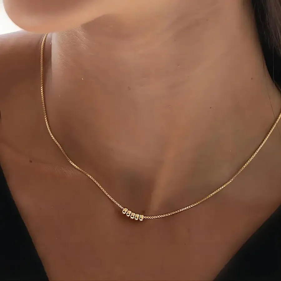 Scarlett - Collier élégant plaqué or 18 carats - Image 3