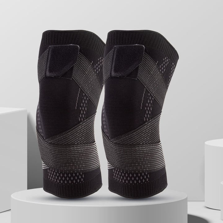 Genouillère ajustable pour sport et soulagement de la douleur