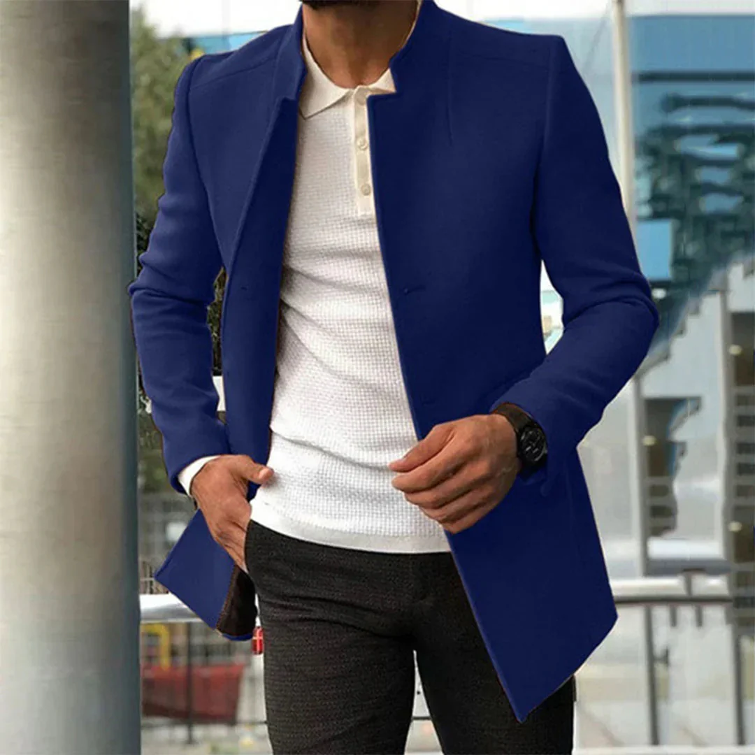 Manteau homme manches longues à boutons - Image 3