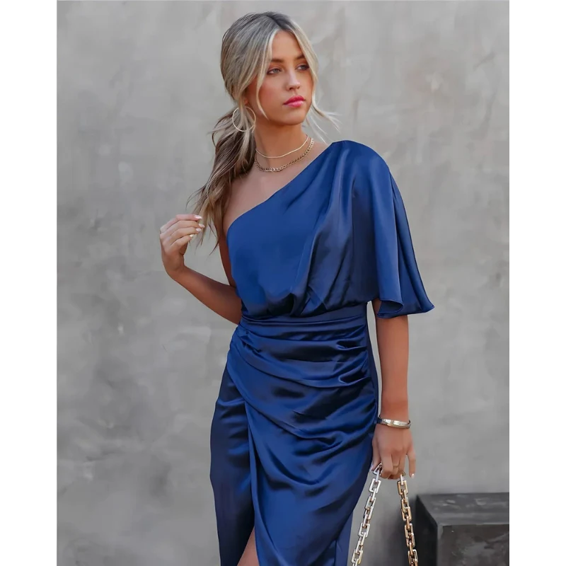 Robe Ajustée à Une Épaule - Image 5