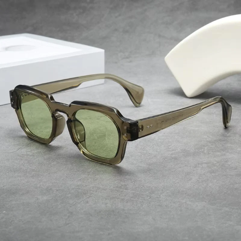 Lunettes de soleil monture carrée légère - Image 6