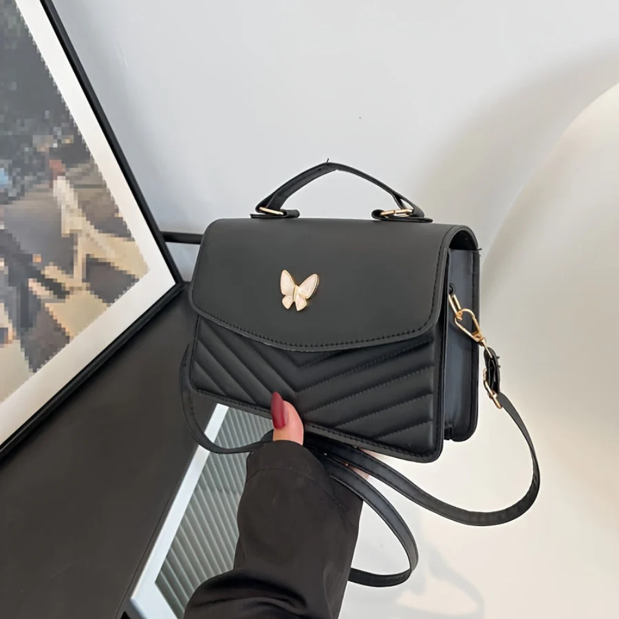 Petit sac carré papillon femme - Image 7