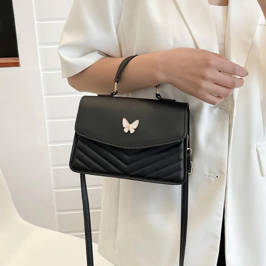 Petit sac carré papillon femme - Image 8
