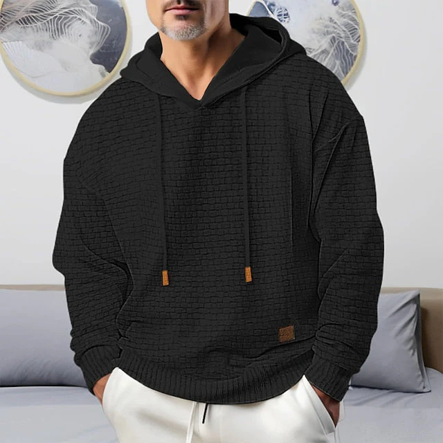Sweat à capuche homme coupe décontractée - Image 5