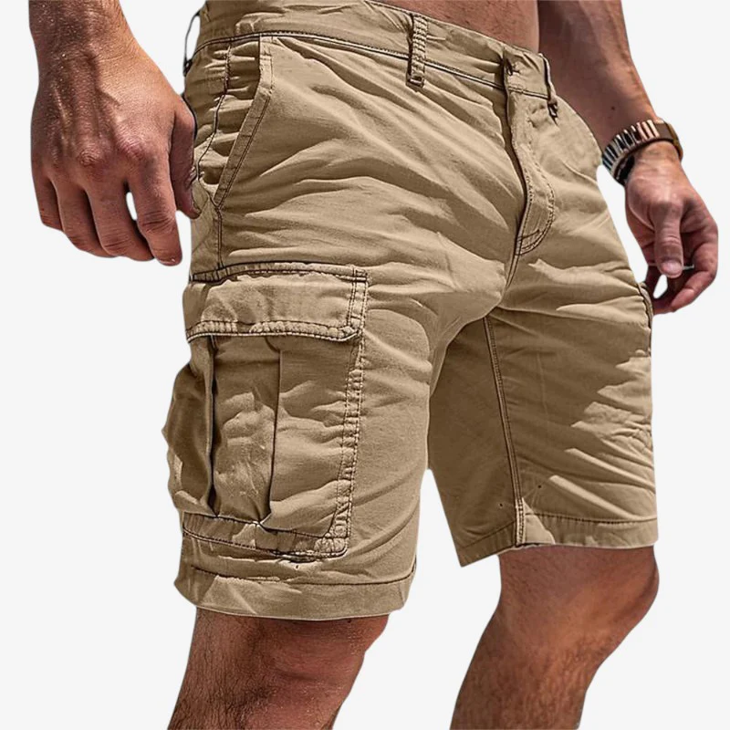 Short pour homme arrivant au genou et doté de plusieurs poches - Image 3