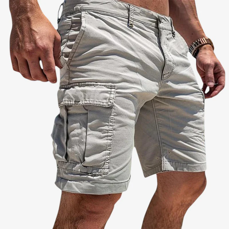 Short pour homme arrivant au genou et doté de plusieurs poches - Image 4