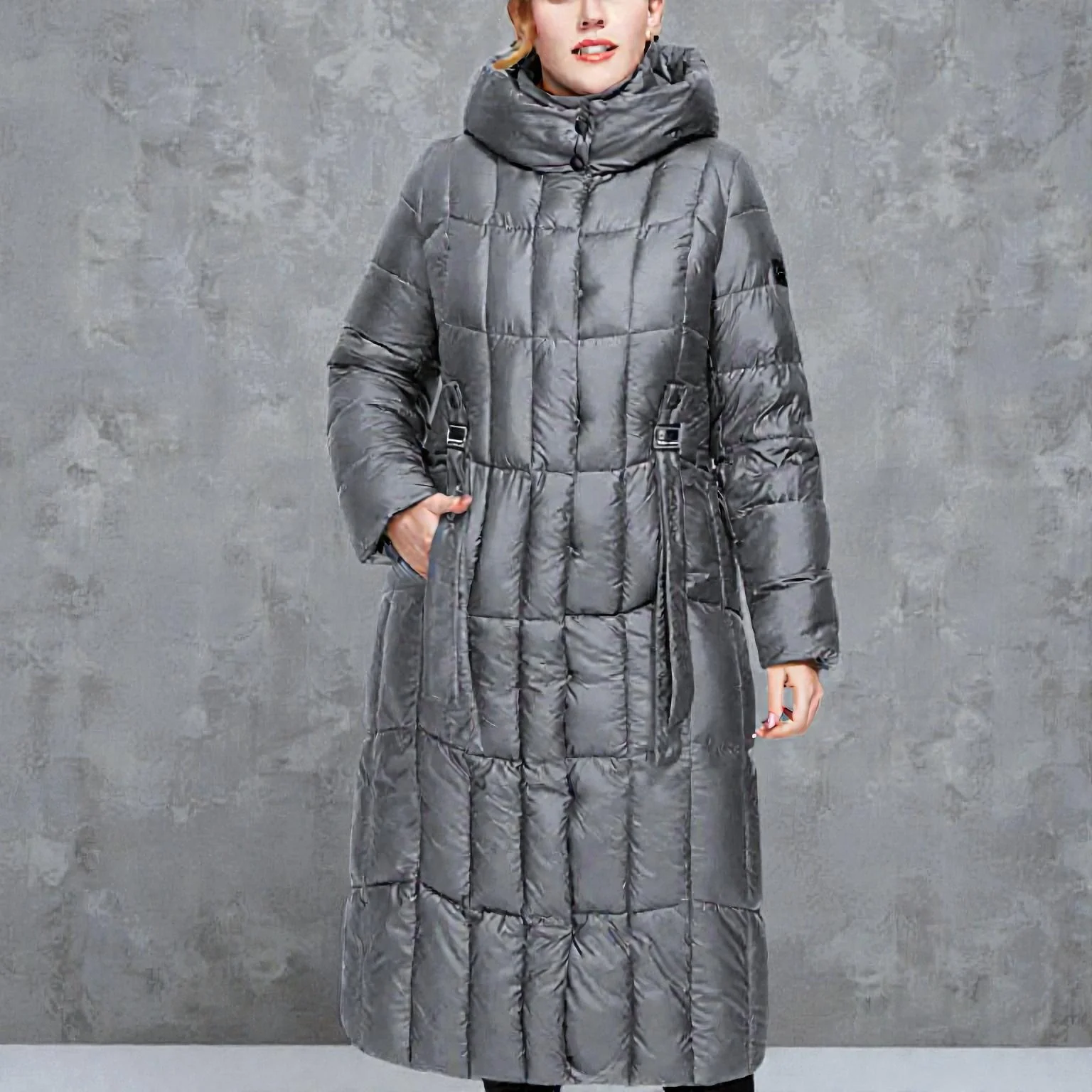 Sienna – Manteau à Capuche Zippé à Manches Longues avec Poches - Image 7