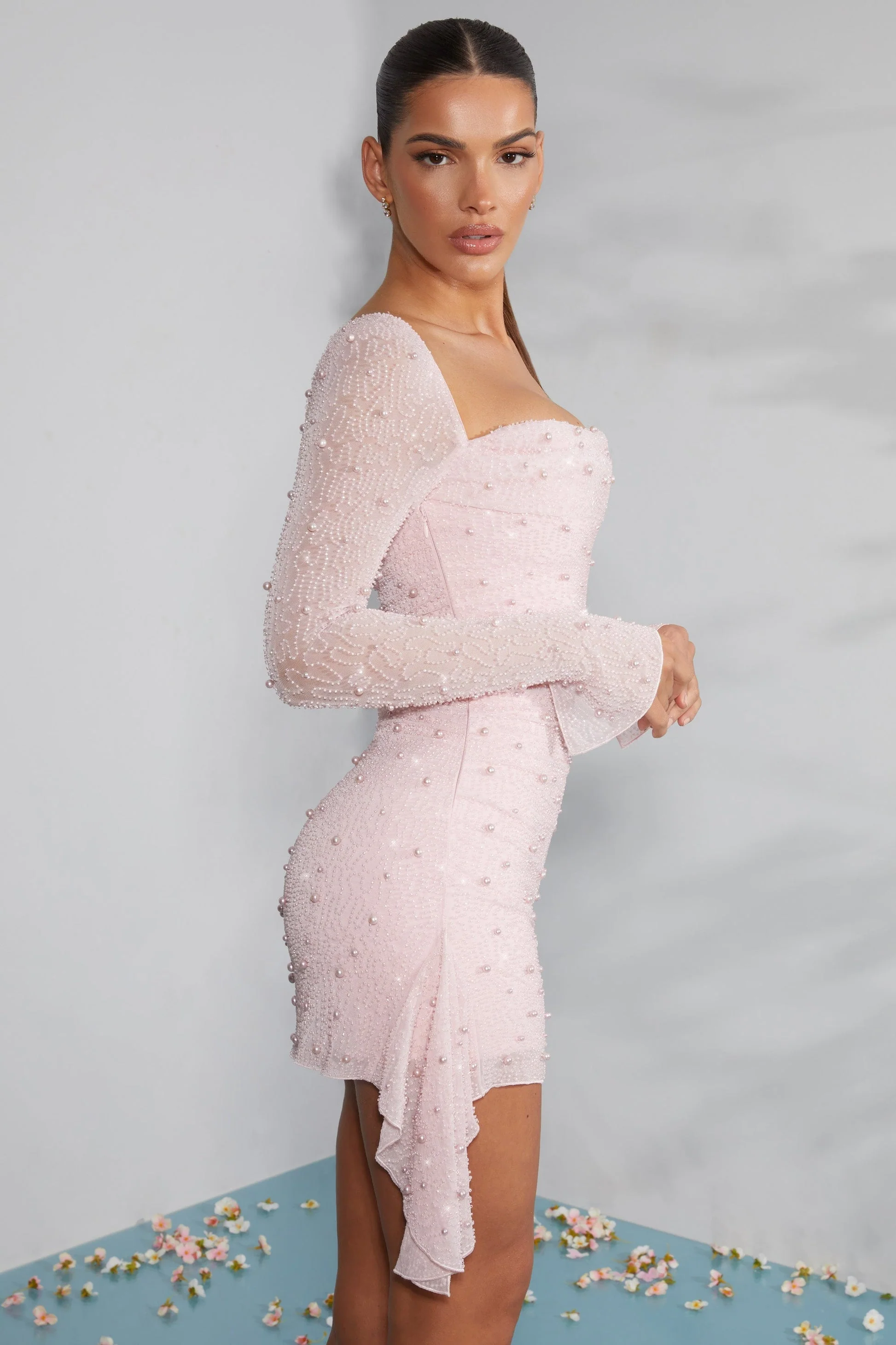 Robe ajustée femme encolure carrée - Image 9