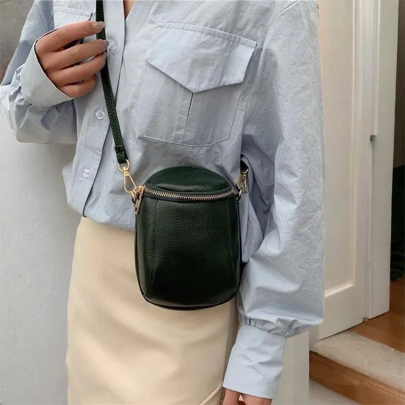 Sac à bandoulière carré zippé - Image 6