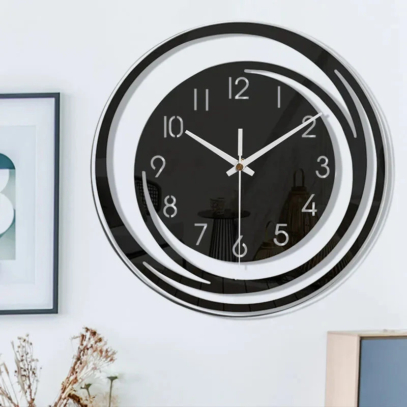 Horloge murale design circulaire silencieuse - Image 5