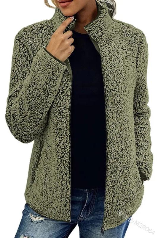 Gilet polaire douillet à col montant pour une chaleur élégante - Image 4