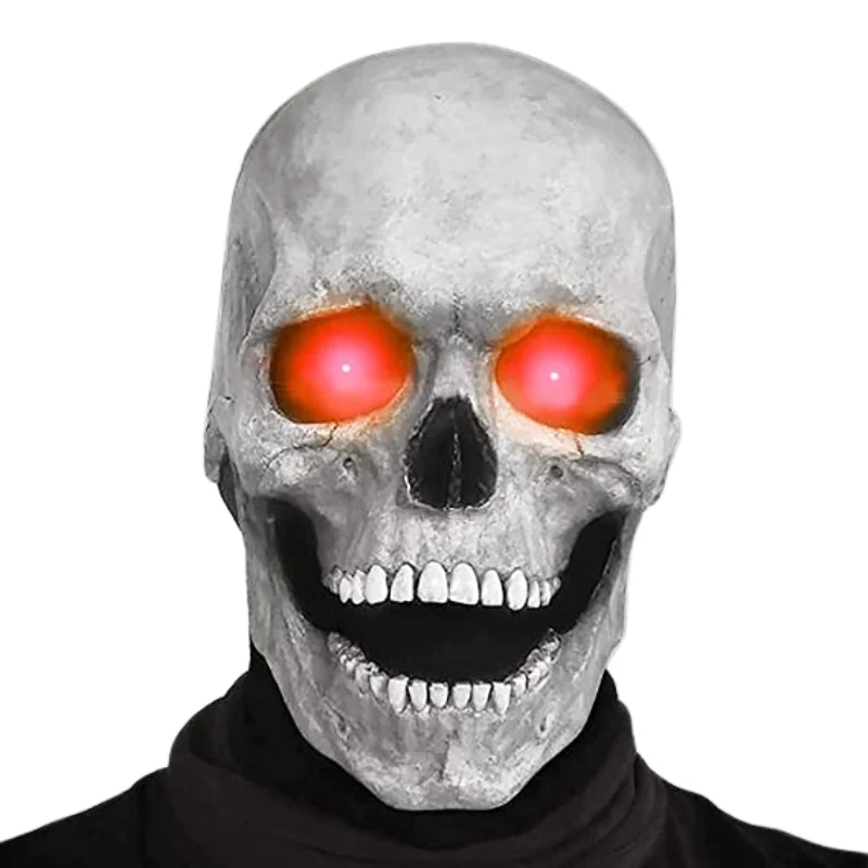 Masque Intégral en Latex avec Yeux Lumineux - Image 3