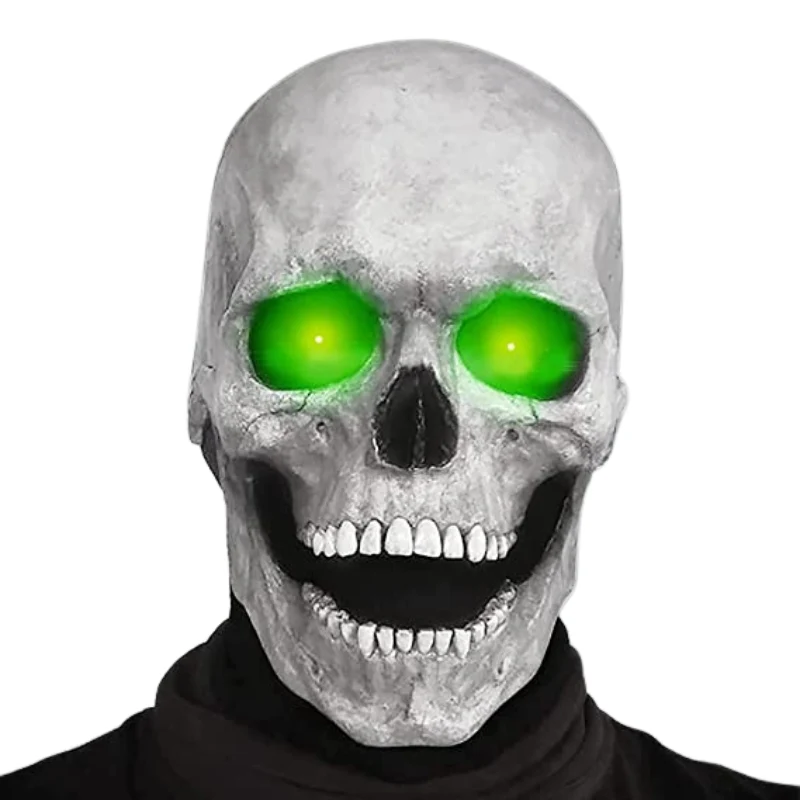 Masque Intégral en Latex avec Yeux Lumineux - Image 4