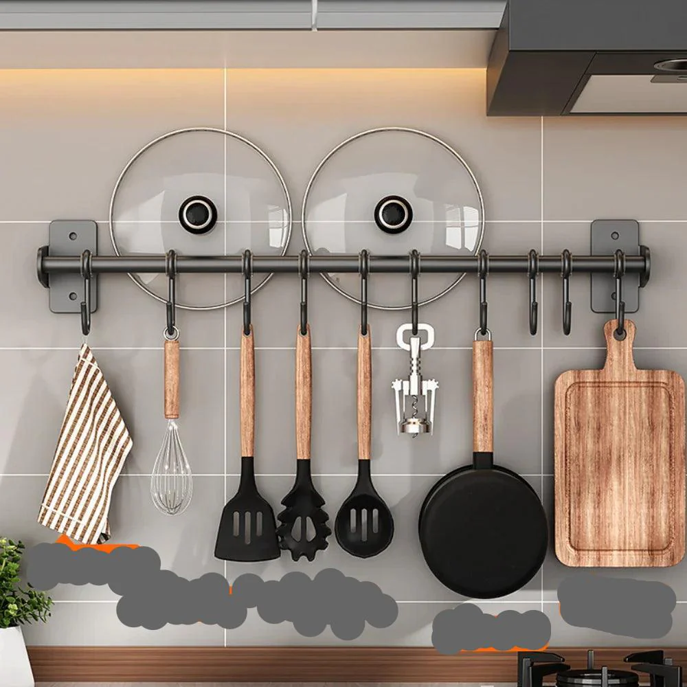 Support mural de cuisine SleekStorage, étagère élégante et fonctionnelle - Image 3