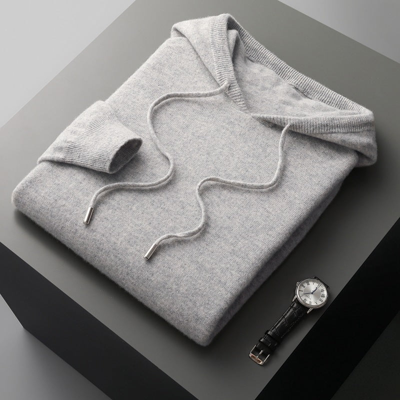 Sweat à capuche femme en cachemire - Image 8