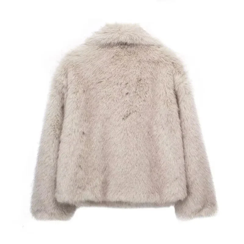 Veste en fausse fourrure luxueuse - Image 8