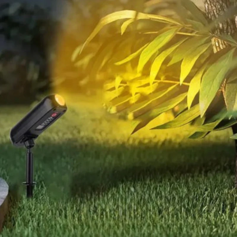 Projecteur de jardin solaire LED couleurs changeantes - Image 3
