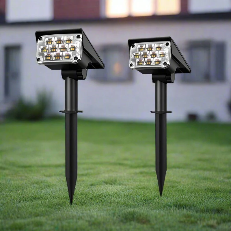 SolarGlow - Projecteur LED sans fil avec alimentation solaire pour un éclairage automatique - Image 2