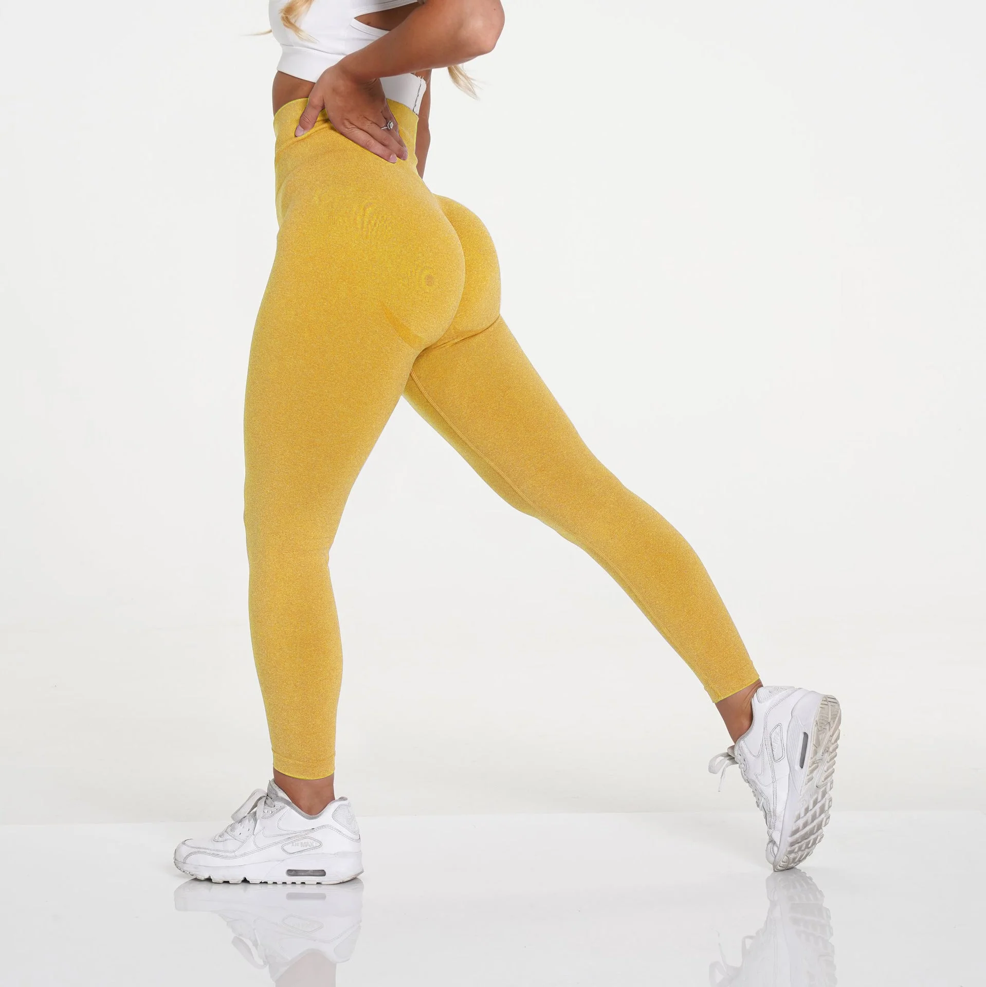 Legging femme taille haute coupe décontractée - Image 7