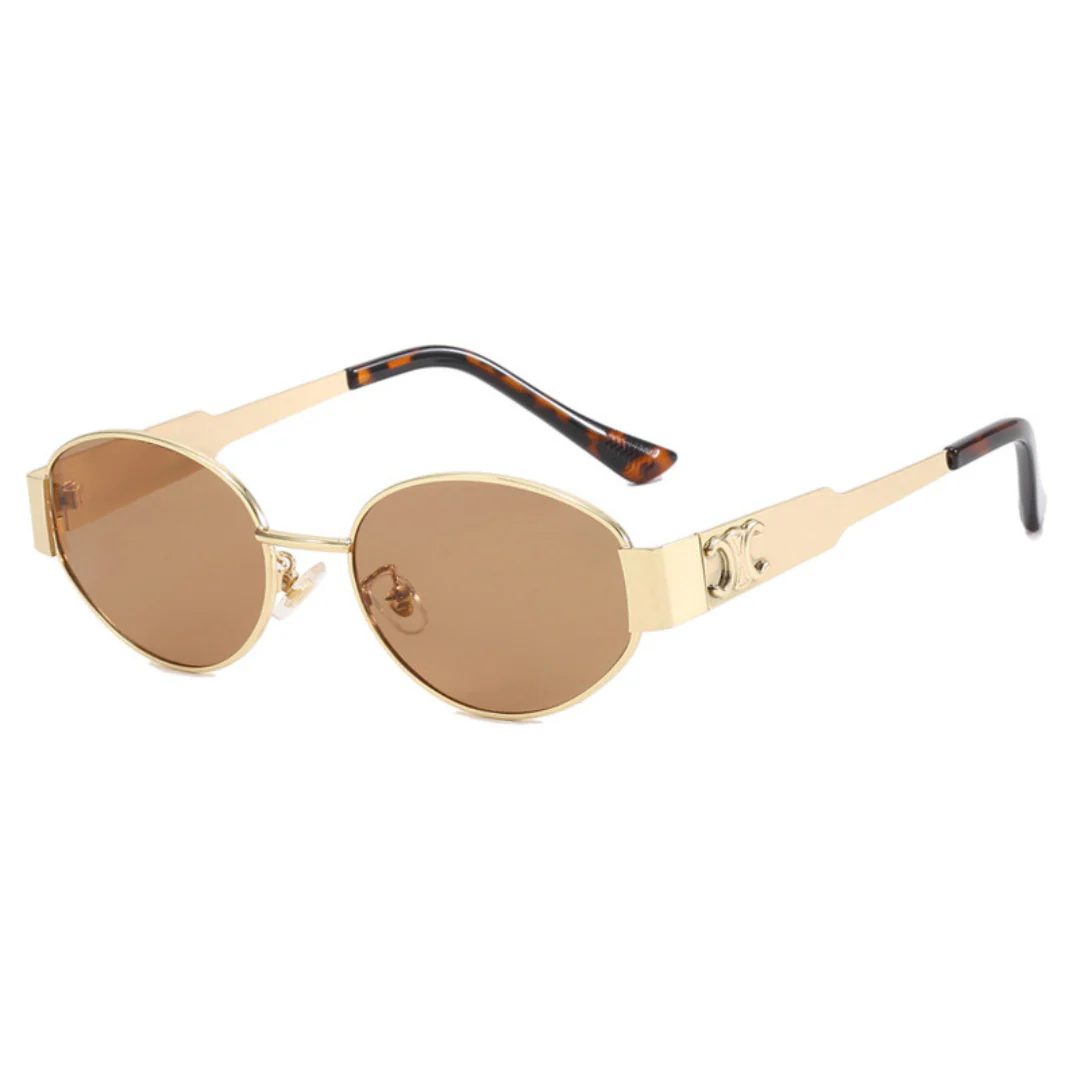 Lunettes de soleil femme monture ovale tendance - Image 6