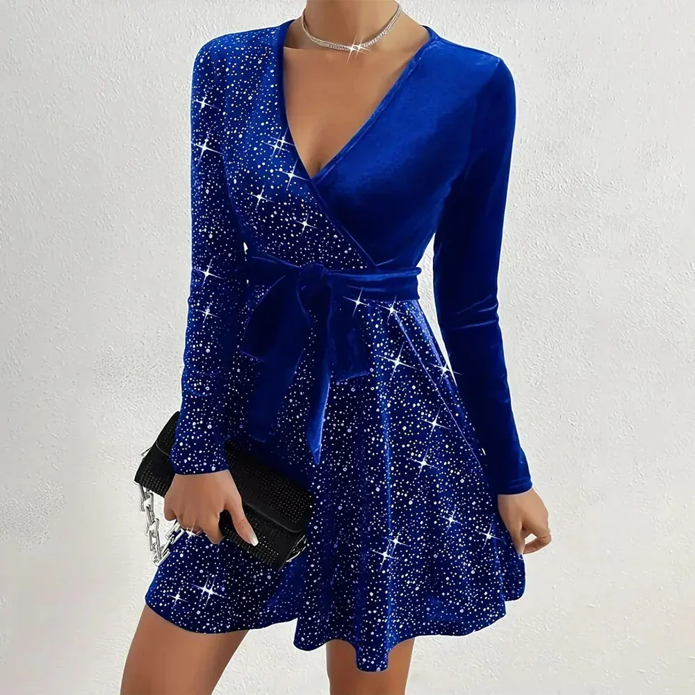 Robe Élégante à Manches Longues