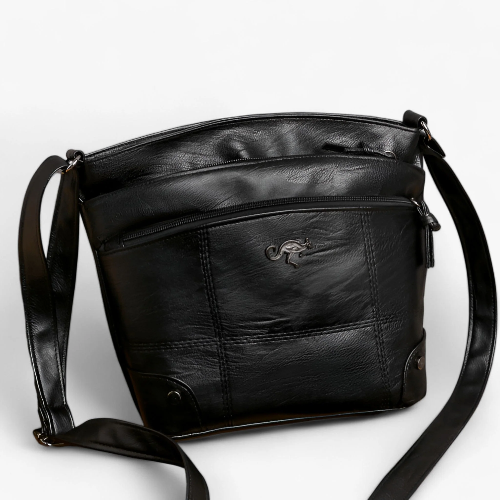 Sac bandoulière Sophia élégant réglable poches zippées