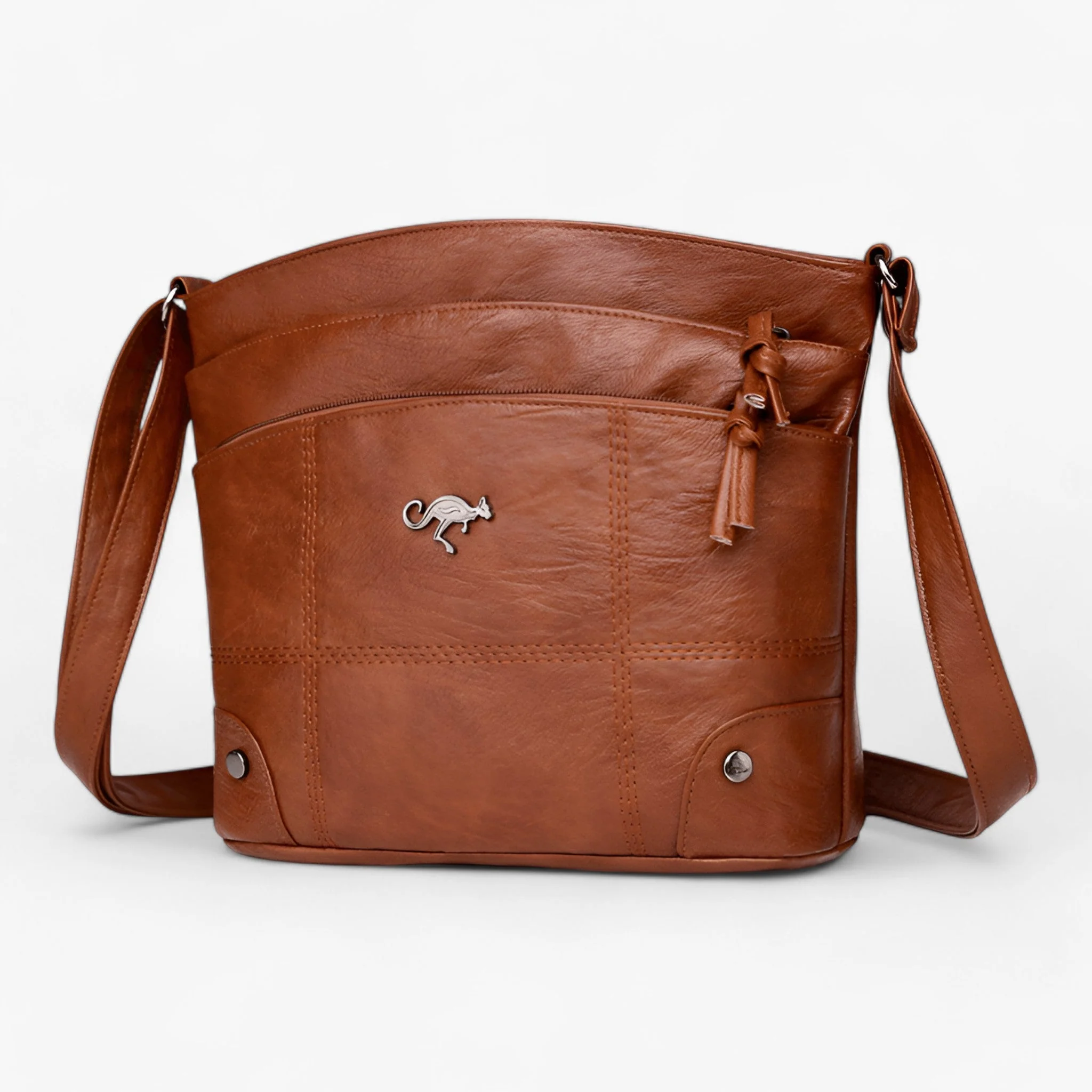 Sac bandoulière Sophia élégant réglable poches zippées - Image 2