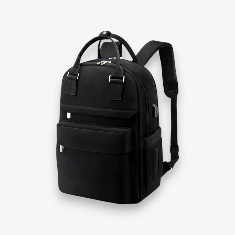 Sac à dos avec port USB et compartiments organisés - Image 2
