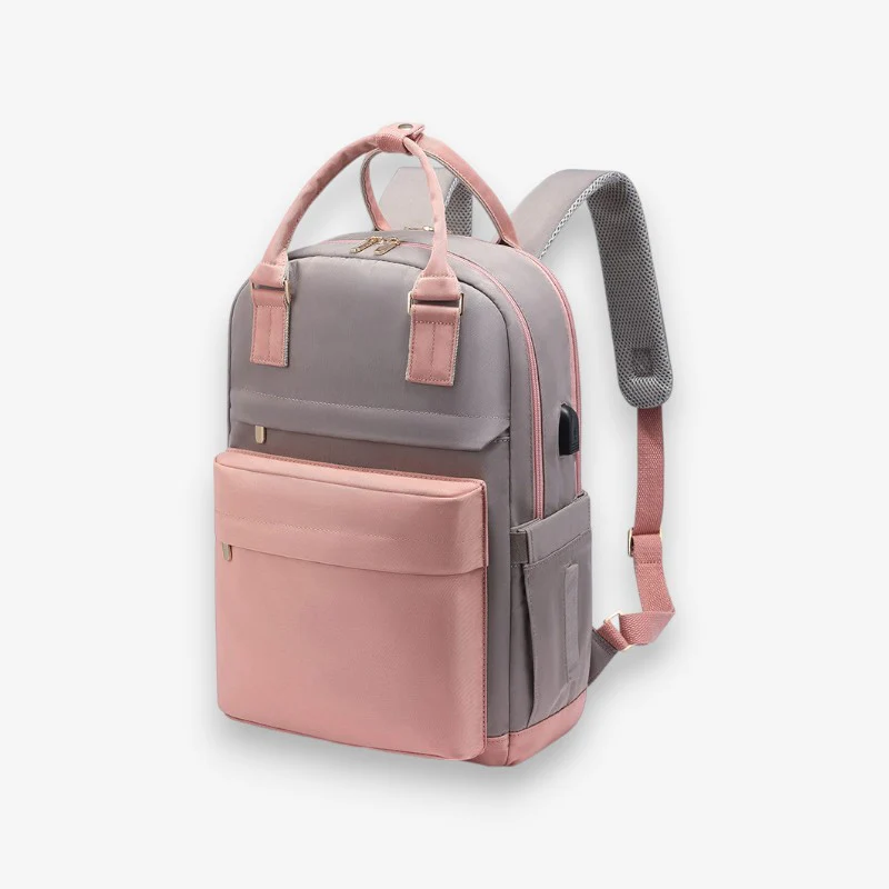 Sac à dos avec port USB et compartiments organisés - Image 3