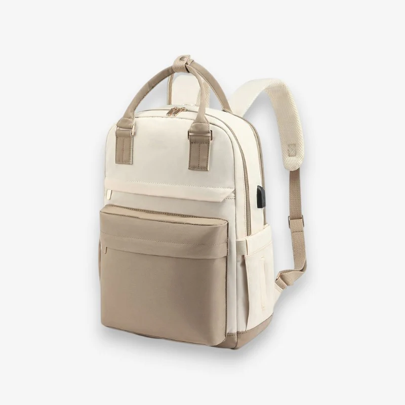 Sac à dos avec port USB et compartiments organisés - Image 4