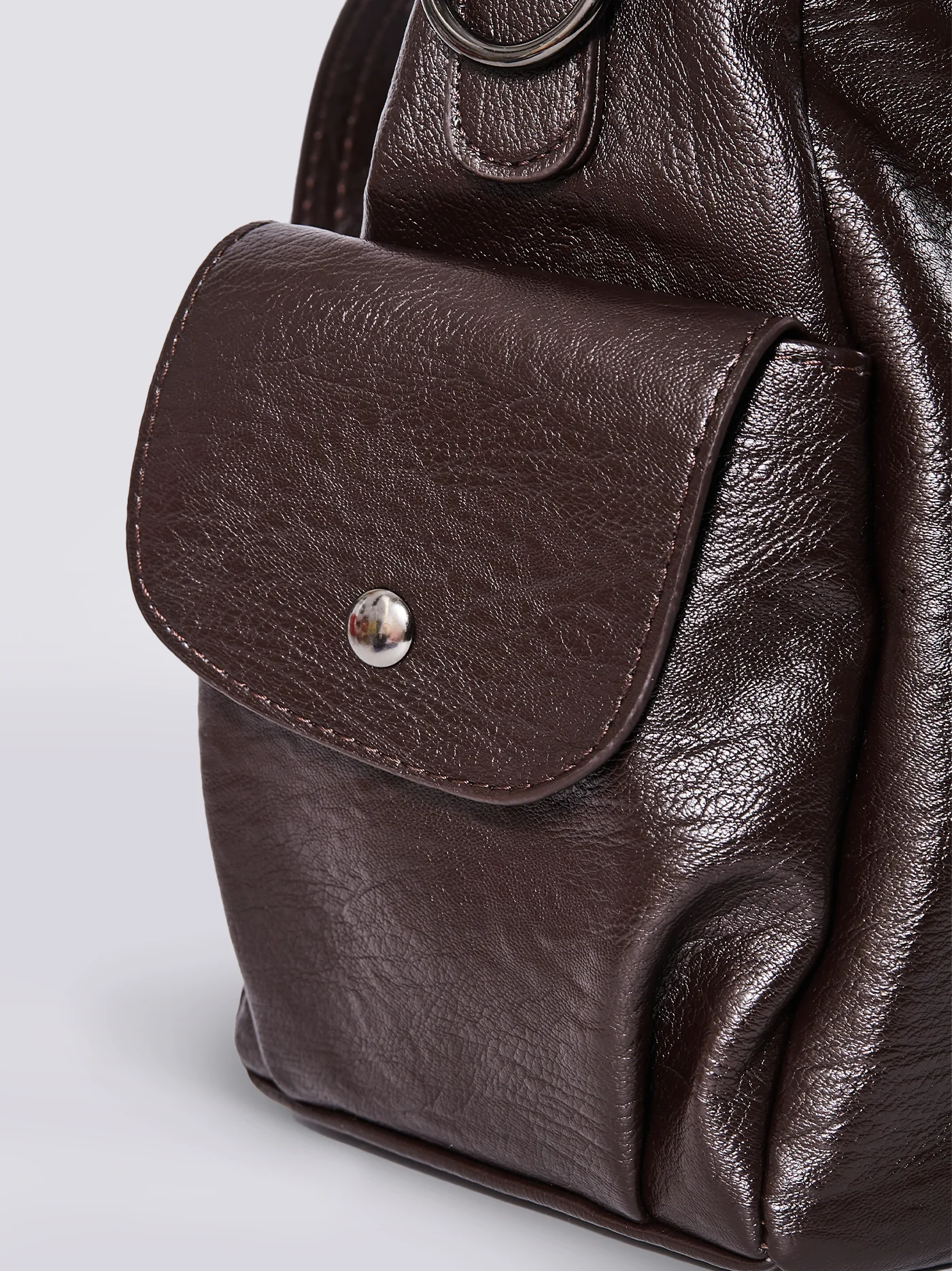 Sac à main femme structuré à poches zippées - Image 10