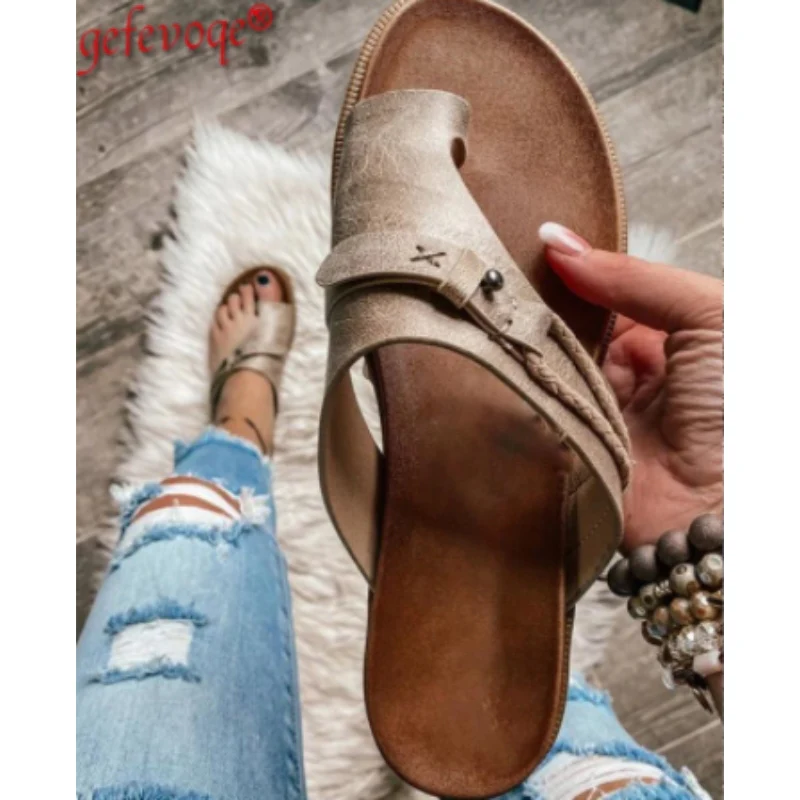 Sandales femme bout ouvert boucle réglable - Image 3