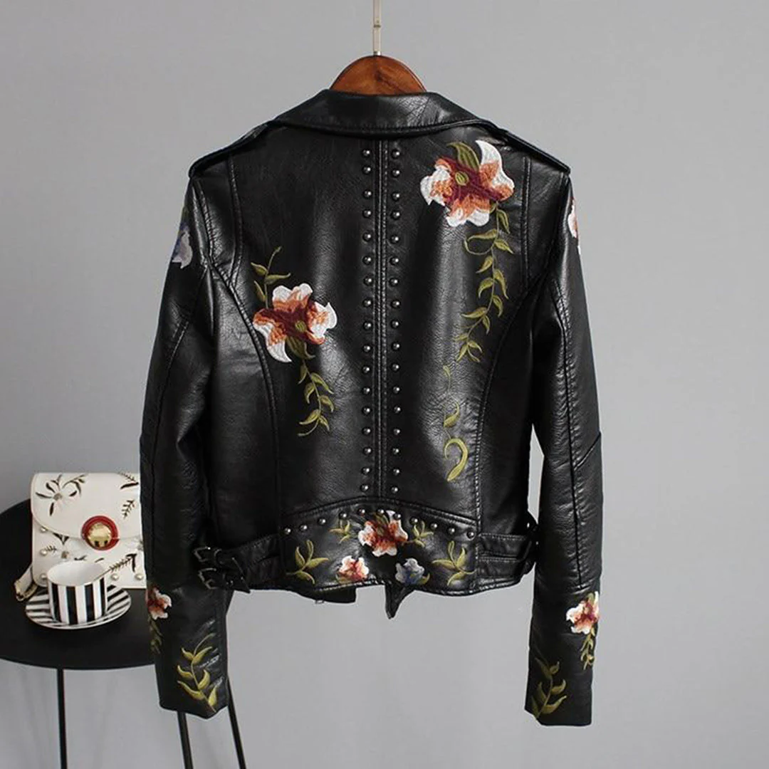 Veste Sophia imprimé floral manches longues fermeture éclair - Image 3