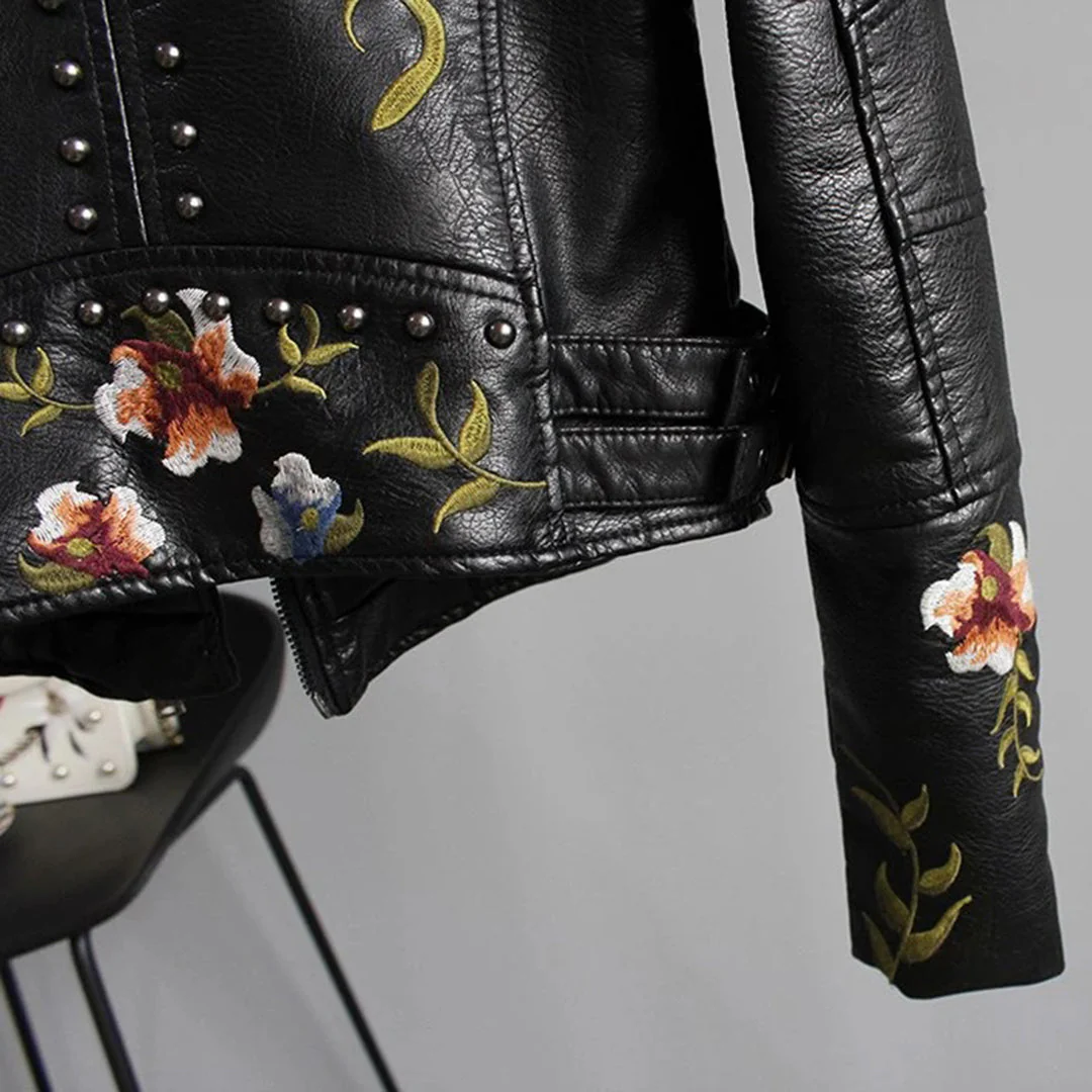 Veste Sophia imprimé floral manches longues fermeture éclair - Image 7