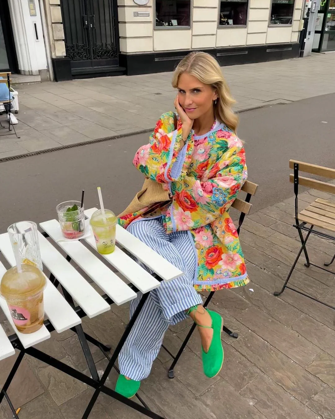 Sophie - Veste femme manches longues imprimé floral - Image 2