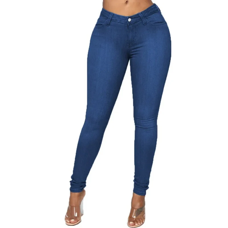 Jean Skinny Taille Haute avec Plusieurs Poches - Image 13