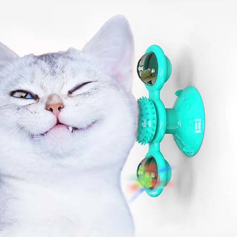 Jouet rotatif lumineux pour chat - Image 4