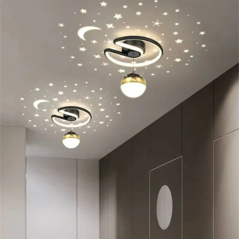 Plafonnier LED motif ciel étoilé design plat - Image 5