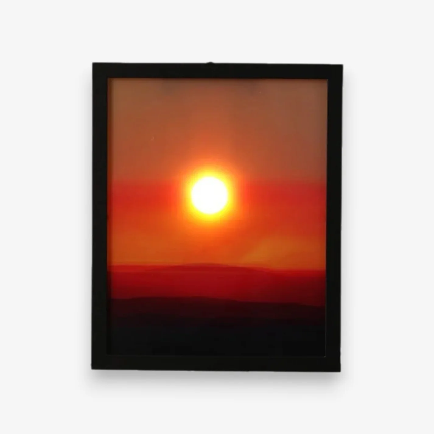 Lampe murale LED effet coucher de soleil
