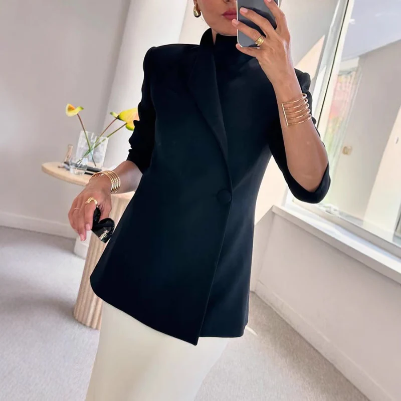 Talia – Blazer à manches longues et col replié - Image 3