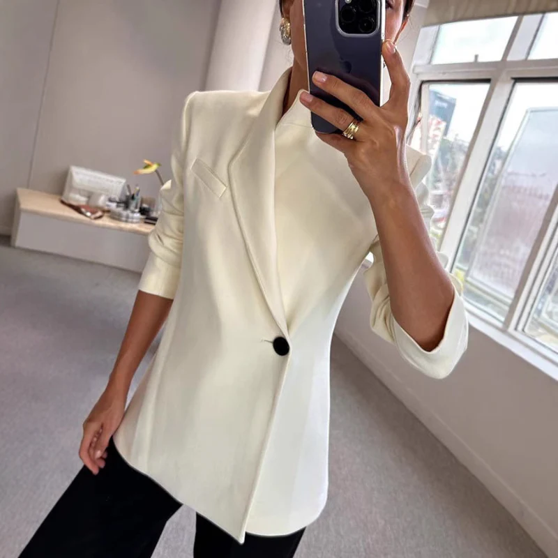 Talia – Blazer à manches longues et col replié - Image 4