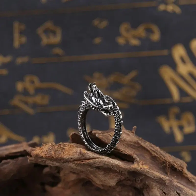 Talvor - Bague vintage dragon Talvor - Image 4