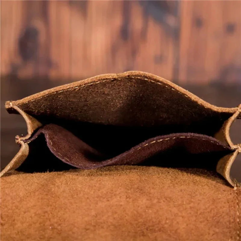Sac ceinture grande capacité en cuir avec boucle réglable - Image 7