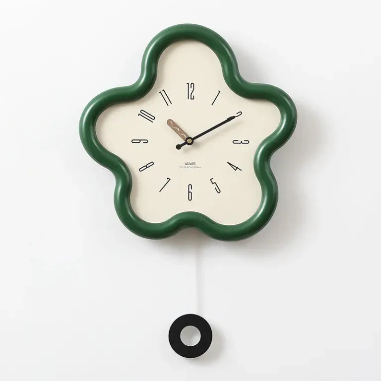Horloge murale TempoLigne design pétale - Image 2