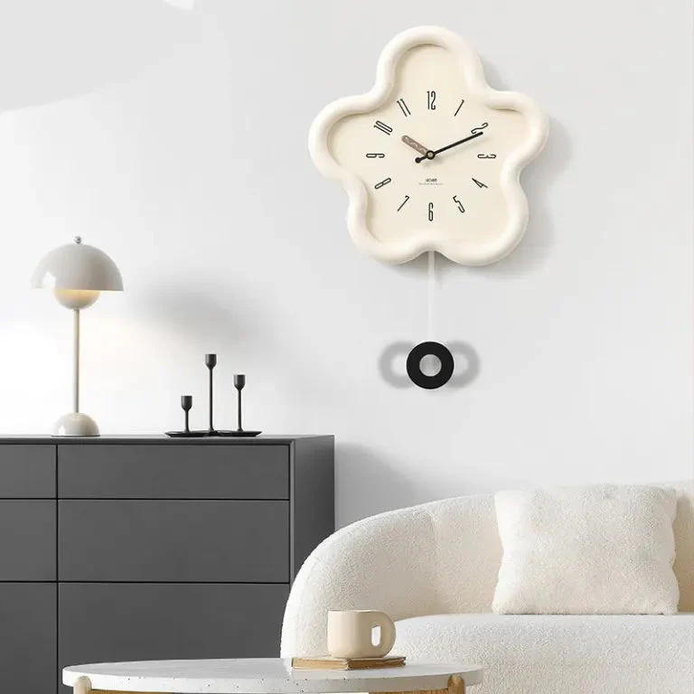 Horloge murale TempoLigne design pétale - Image 5