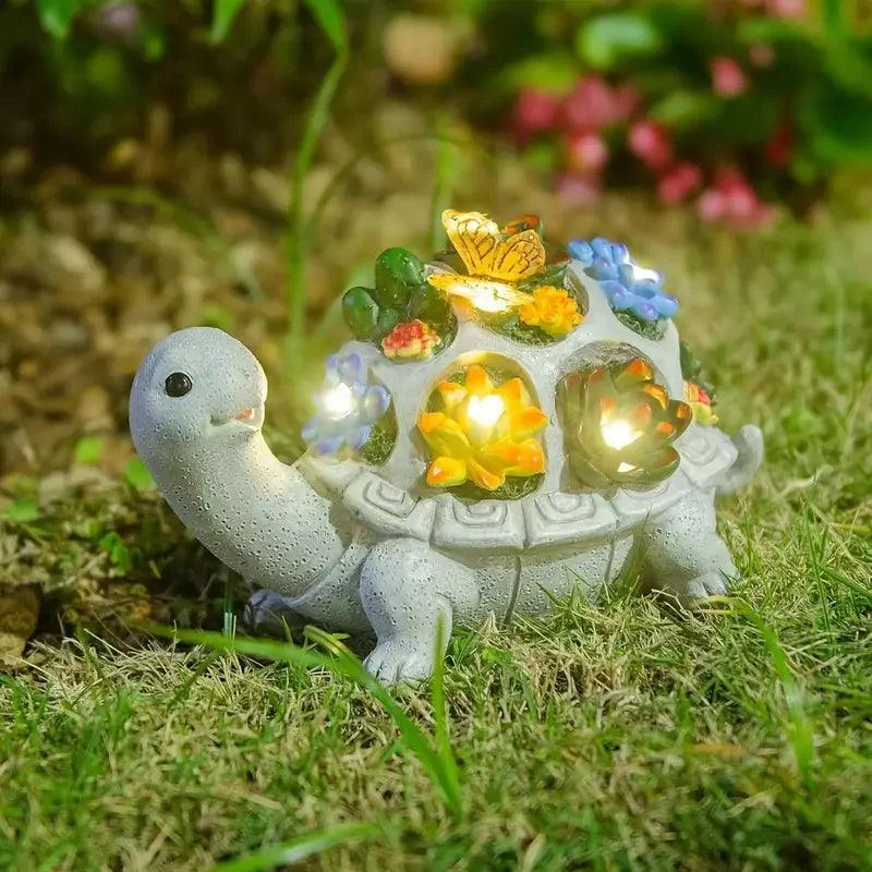Décoration tortue LED pour jardin - Image 4