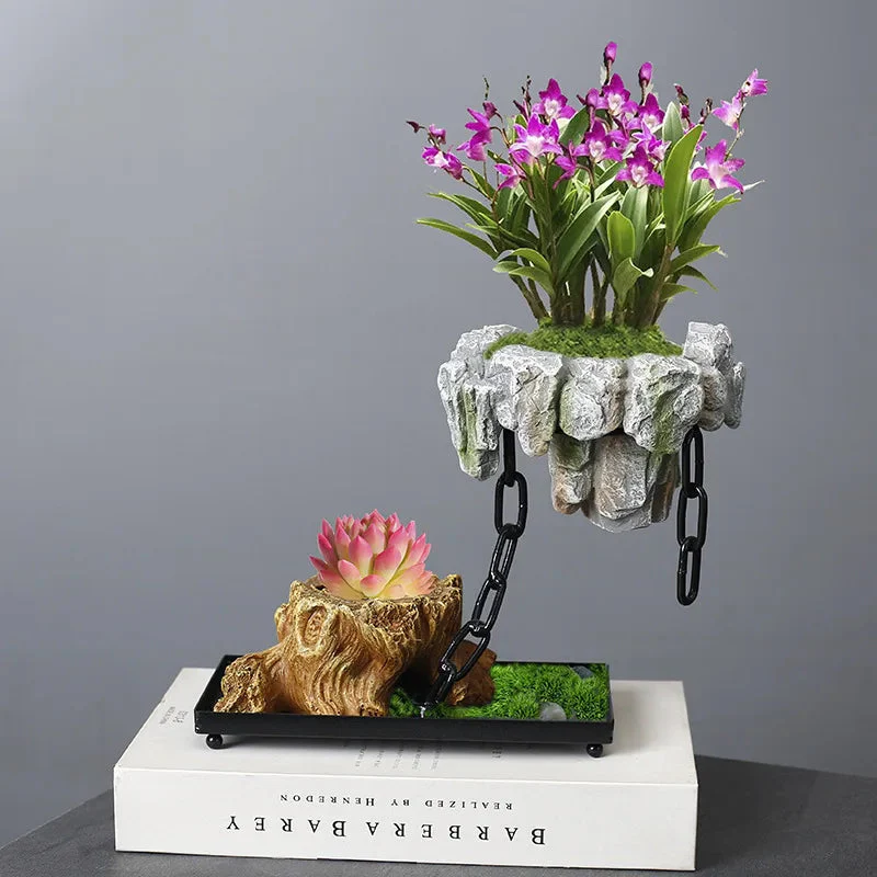 Hangende bloempot met zwevend design - Image 4