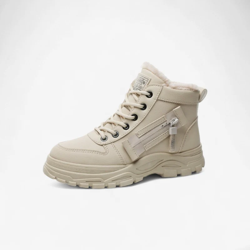 Chaussures femme à lacets bout rond - Image 2